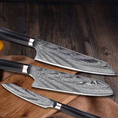 Damascus Steel Knife Chef's Knife Set Knife - Mubimart -  