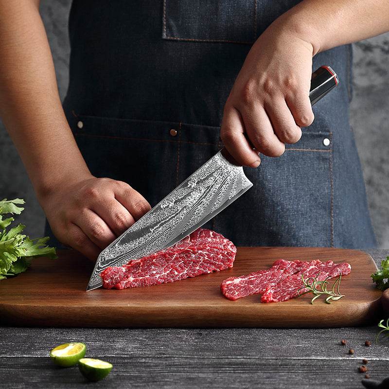 Damascus Steel Knife Chef's Knife Set Knife - Mubimart
