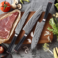 Damascus Steel Knife Chef's Knife Set Knife - Mubimart -  