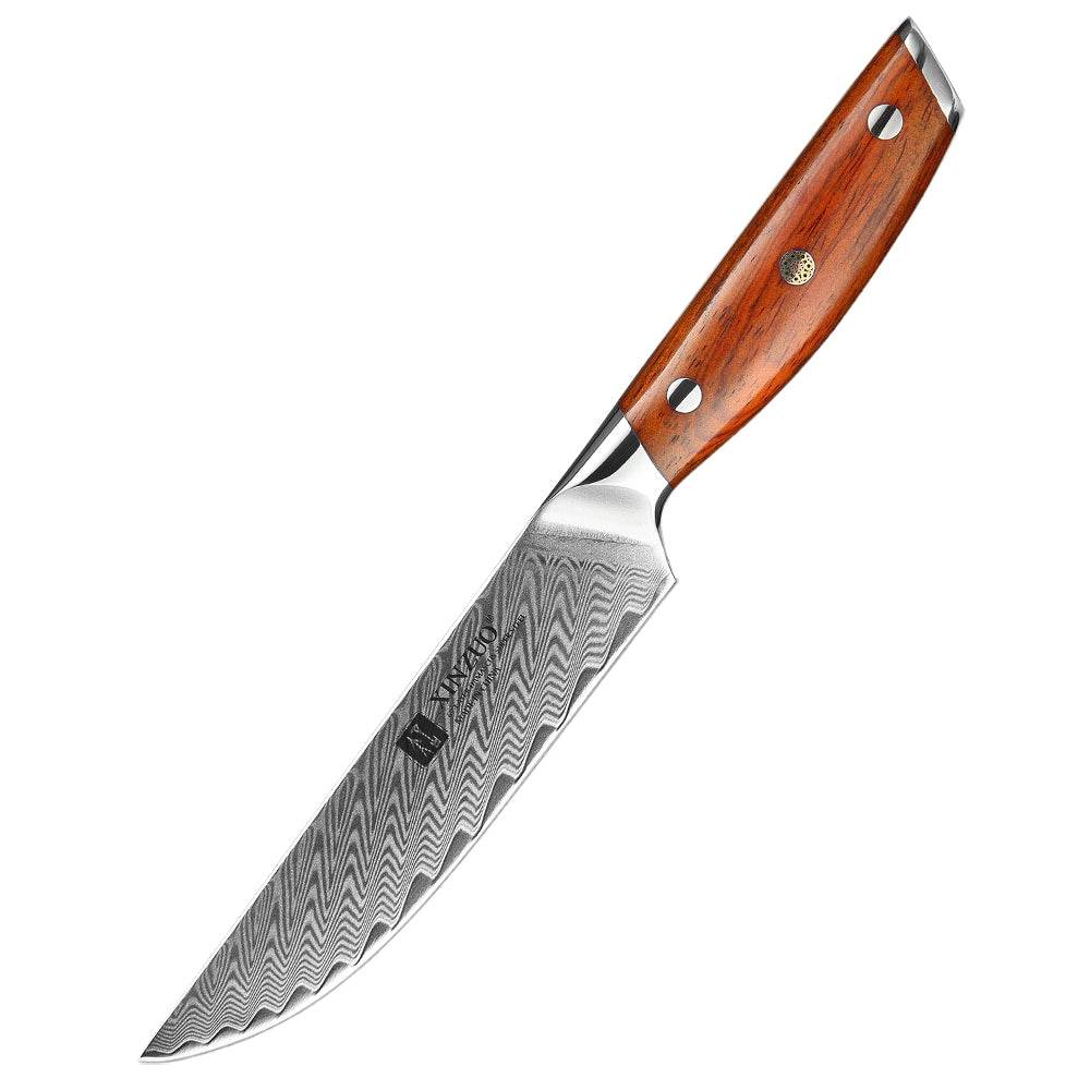 Damascus Steel Knife Professional Steak Knife Set Western Knife Steak Knife Main Dinner Knife - Mubimart