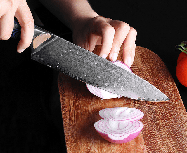 Damascus knife Japanese VG10 kitchen knife chef knife - Mubimart