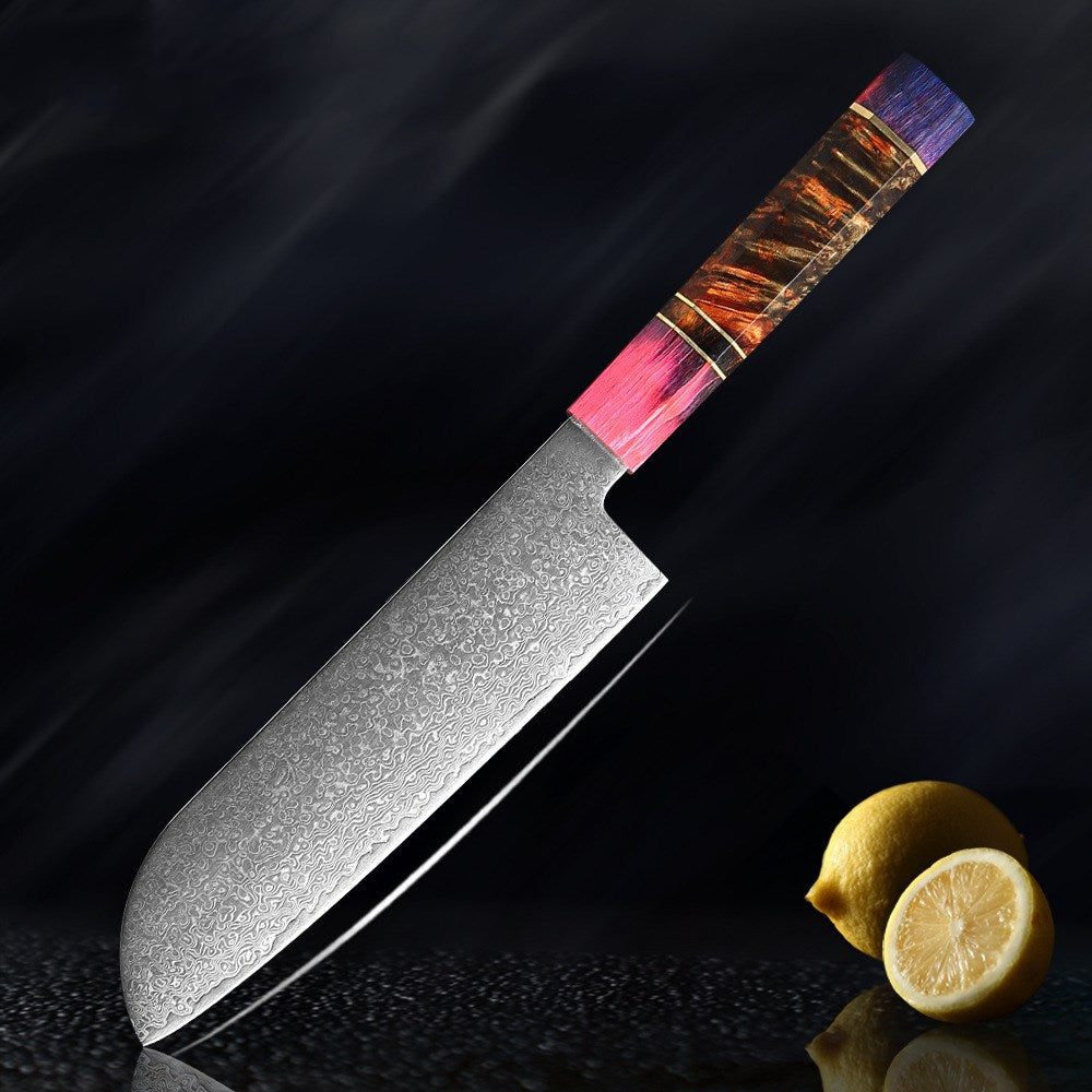 Damascus knife set - Mubimart -  