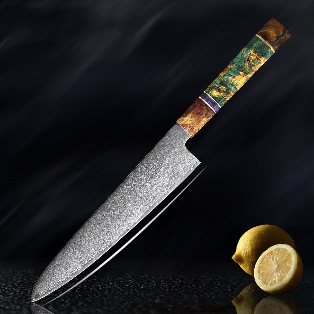 Damascus knife set - Mubimart -  