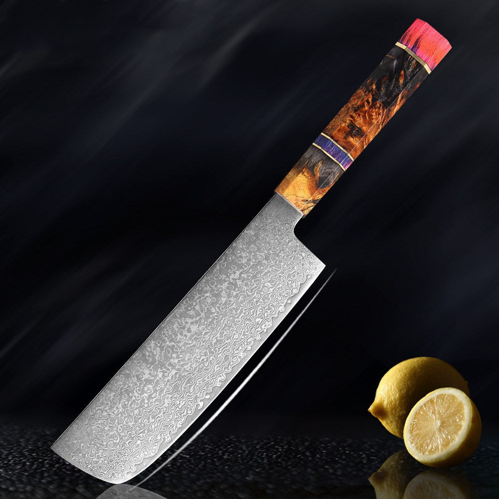 Damascus knife set - Mubimart -  