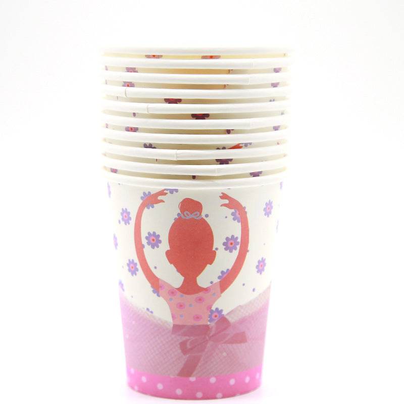 Dancing Girl Birthday Party Decoration Supplies Disposable - Mubimart