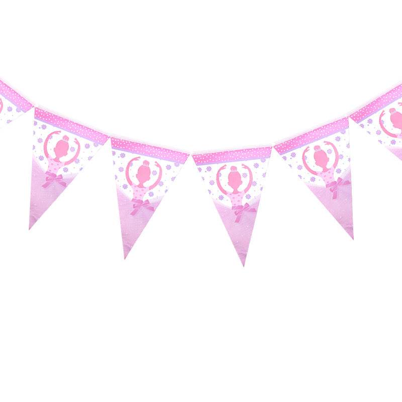 Dancing Girl Birthday Party Decoration Supplies Disposable - Mubimart
