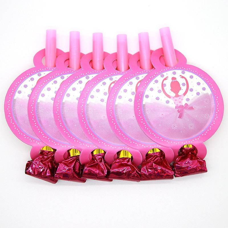 Dancing Girl Birthday Party Decoration Supplies Disposable - Mubimart
