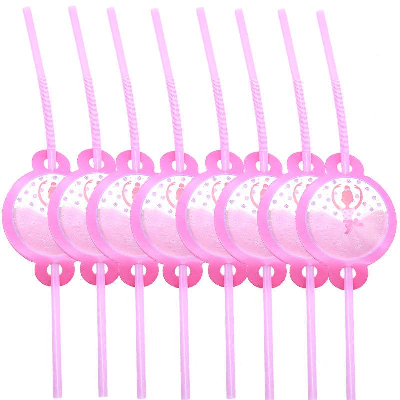 Dancing Girl Birthday Party Decoration Supplies Disposable - Mubimart