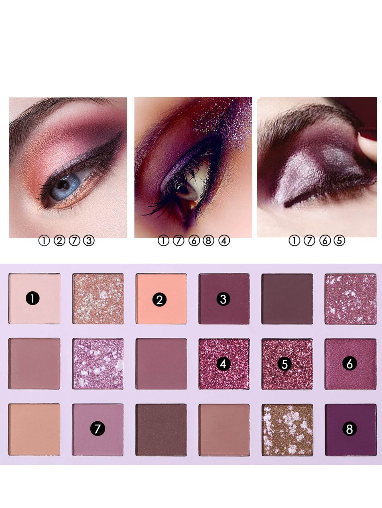 Desert Rose Eyeshadow Palette 18 Color Eyeshadow Palette - Mubimart