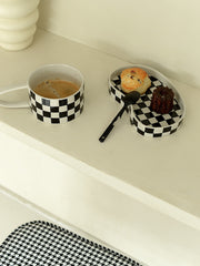 Design Retro Checkerboard Tray Cake Tray - Mubimart - Trays 