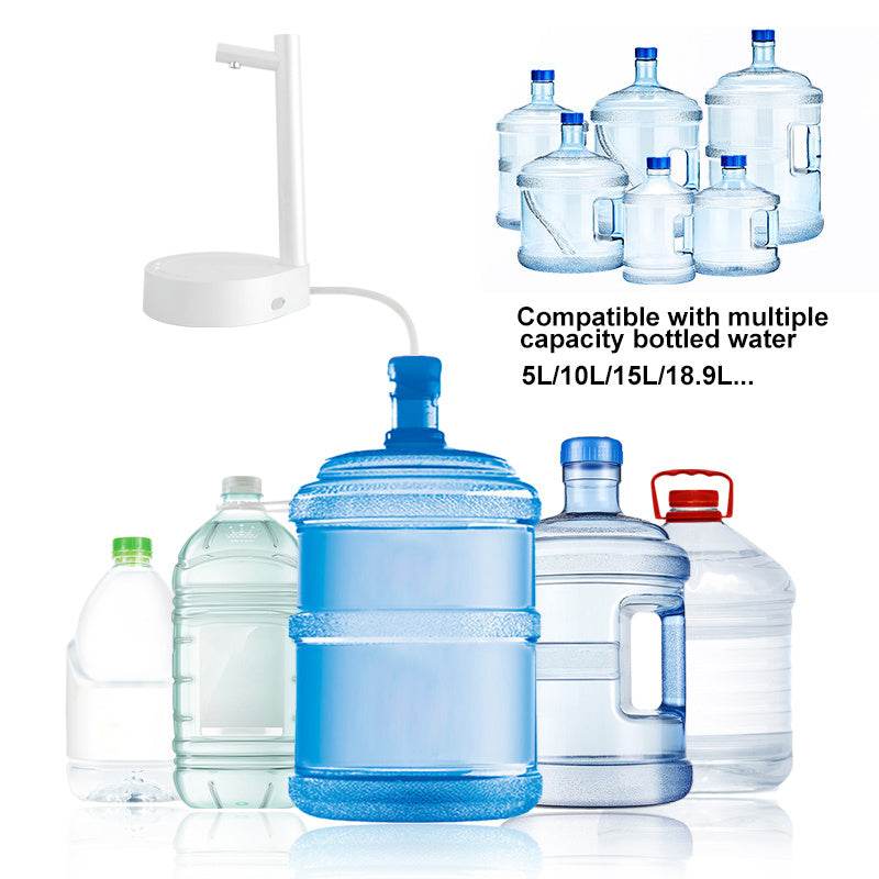 Desk Dispenser Electric Water Gallon Automatic Water Bottle Dispenser Rechargeable Water Dispenser - Mubimart