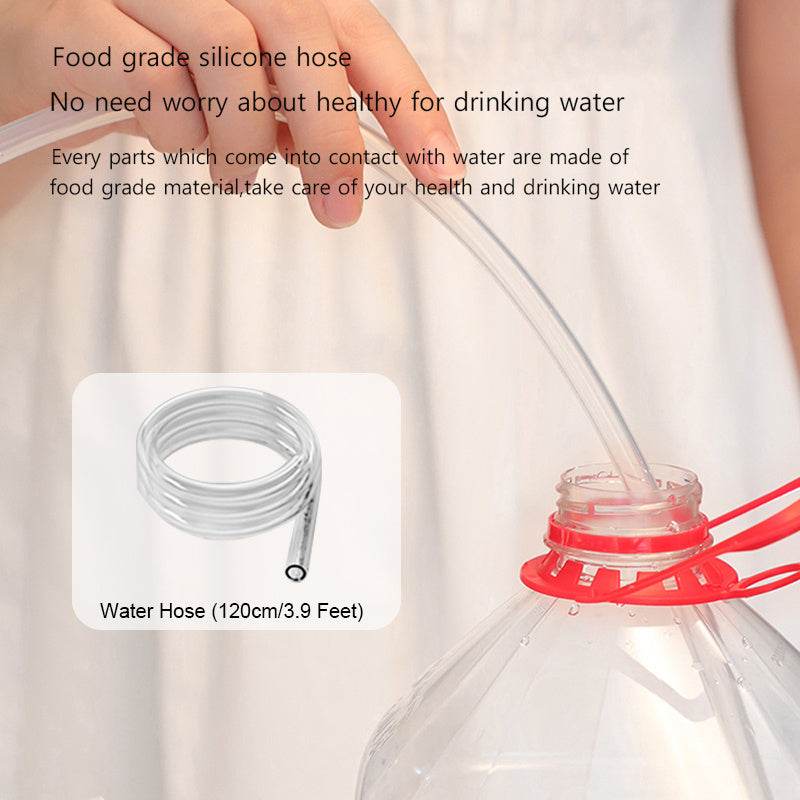 Desk Dispenser Electric Water Gallon Automatic Water Bottle Dispenser Rechargeable Water Dispenser - Mubimart