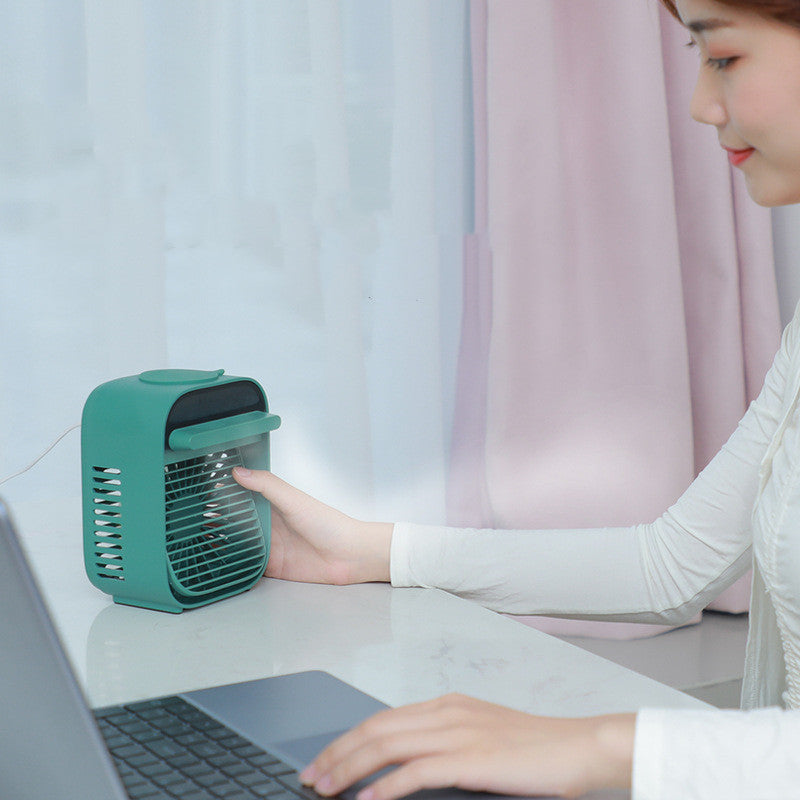 Desktop Air Conditioner Fan Water Spray Fan - Mubimart -  