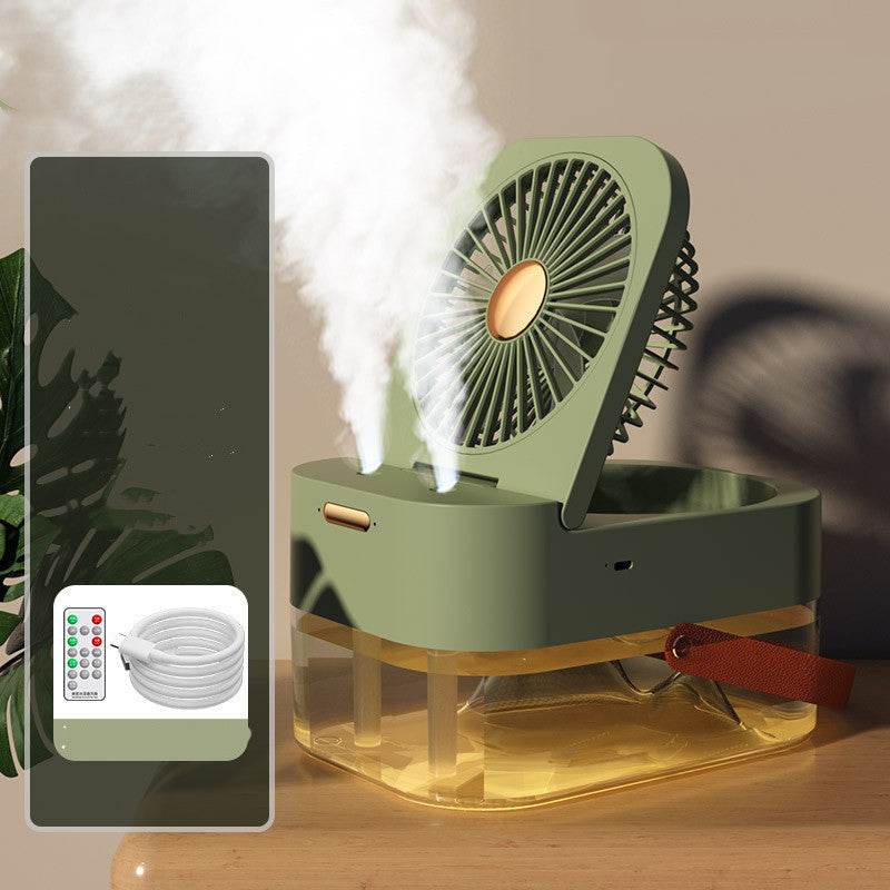Desktop Air Cooler Dual Spray Conditioning Fan - Mubimart