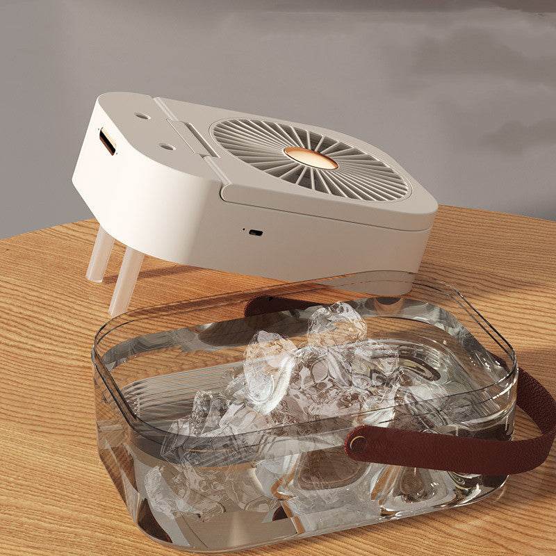 Desktop Air Cooler Dual Spray Conditioning Fan - Mubimart