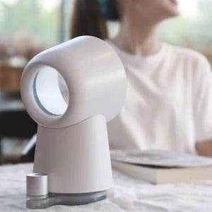 Desktop Bladeless Fan Usb Humidification Fan Office Spray Air Cooler - Mubimart