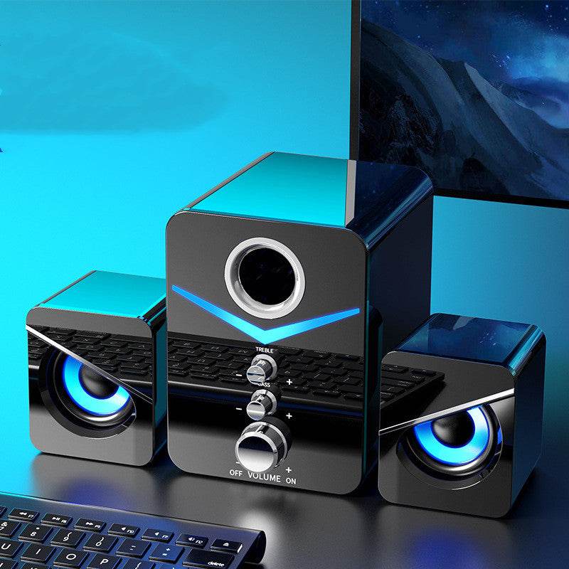 Desktop Computer Sound Bar Speakers with Compact Maneuverable Size Bluetooth Speaker - Mubimart