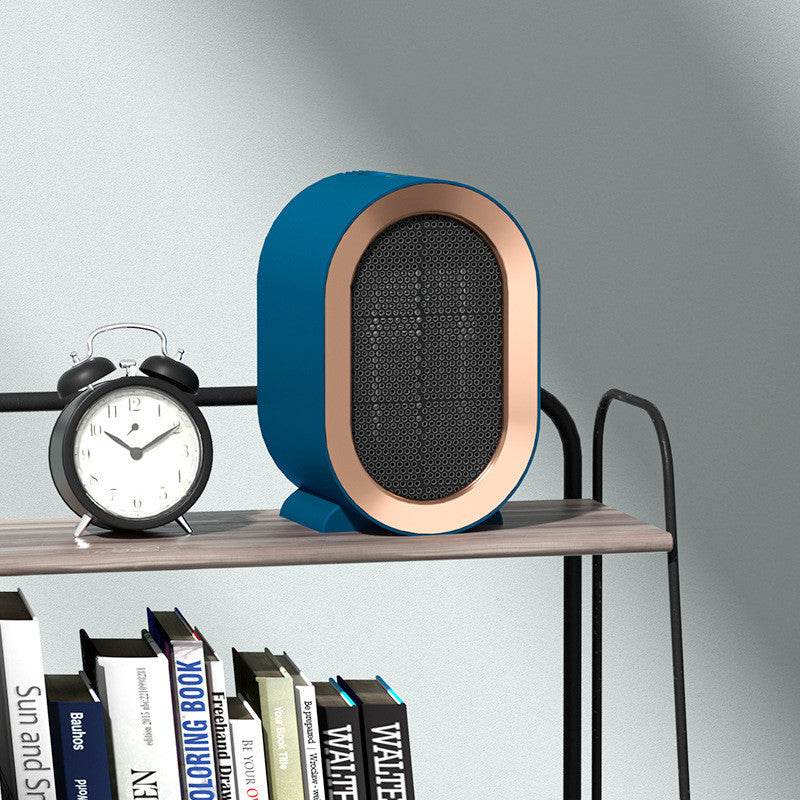 Desktop Electric Heater Mini Portable Fan Heater 220V PTC Ceramic Heating Warm Air Blower Home Office Warmer Machine - Mubimart