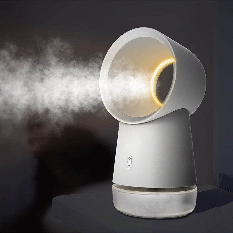 Desktop Humidifier New Leafless Fan Humidifier - Mubimart