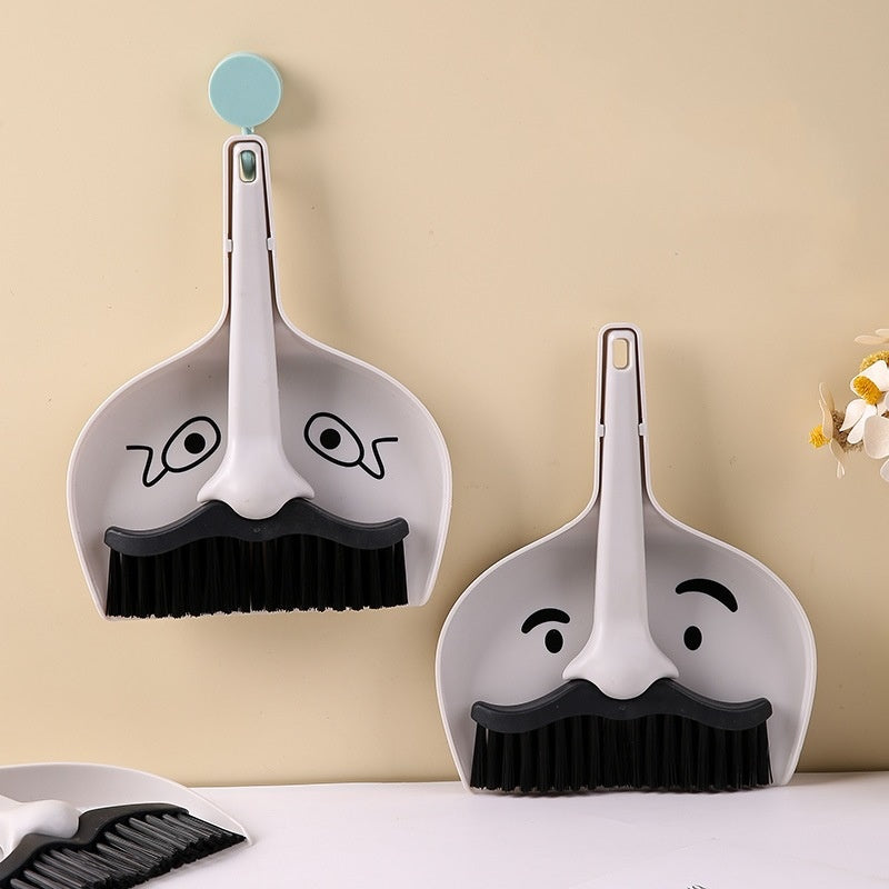 Desktop Mini Small Broom Dustpan Suit - Mubimart - Dustpan 