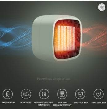 Desktop Quick-heating Mute Heater Portable Energy-saving Electric Heater - Mubimart