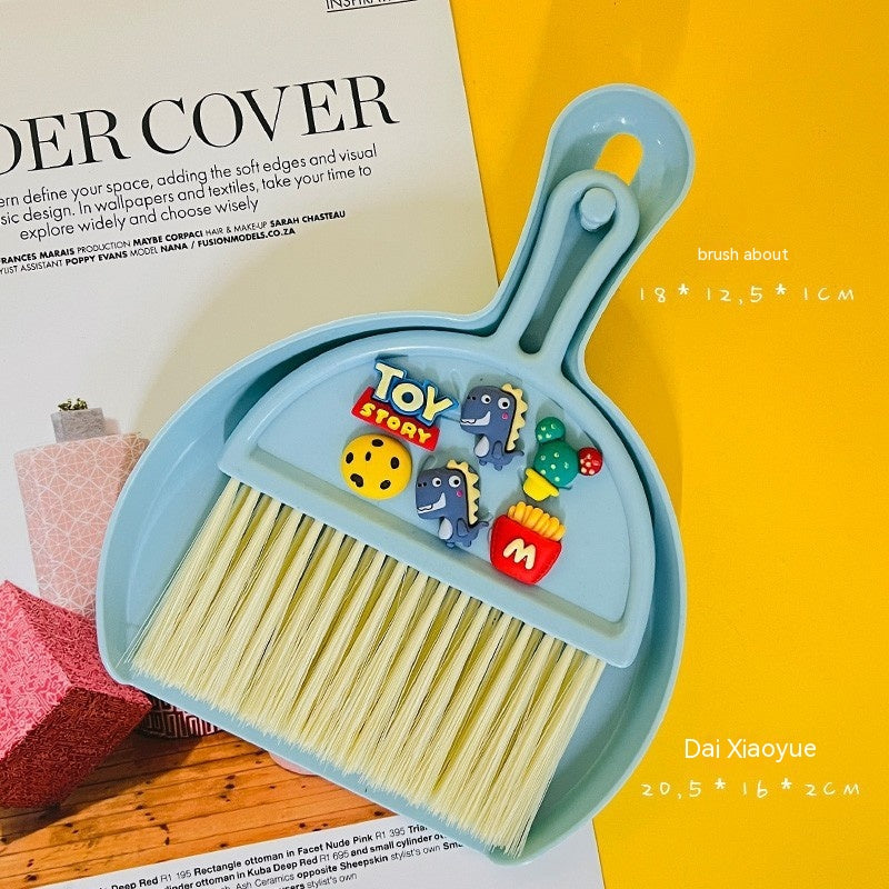 Desktop Set Children's Mini Bundle Dustpan Cleaning Tools - Mubimart -  