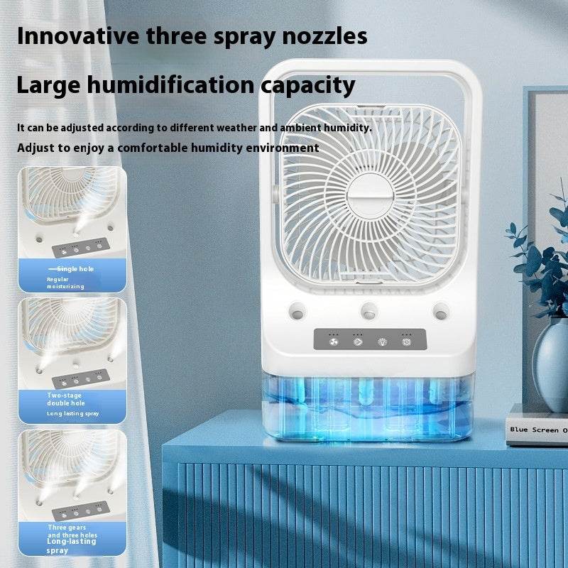 Desktop Thermantidote Spray Air Cooler USB Air Conditioner Fan - Mubimart