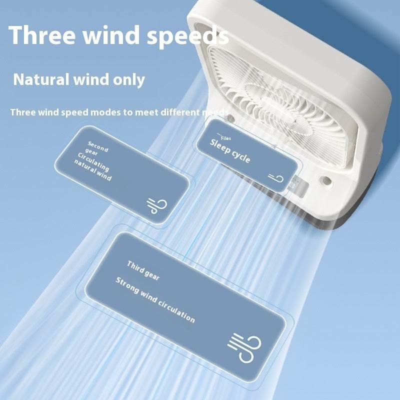 Desktop Thermantidote Spray Air Cooler USB Air Conditioner Fan - Mubimart
