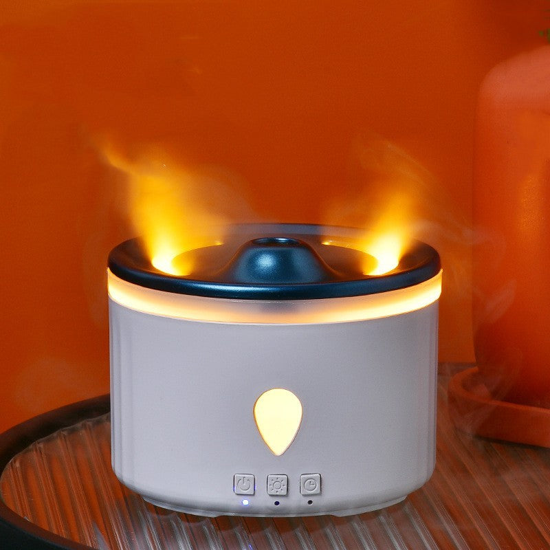 Desktop Volcano Aromatherapy Ultrasonic Water Atomization Humidifier - Mubimart -  