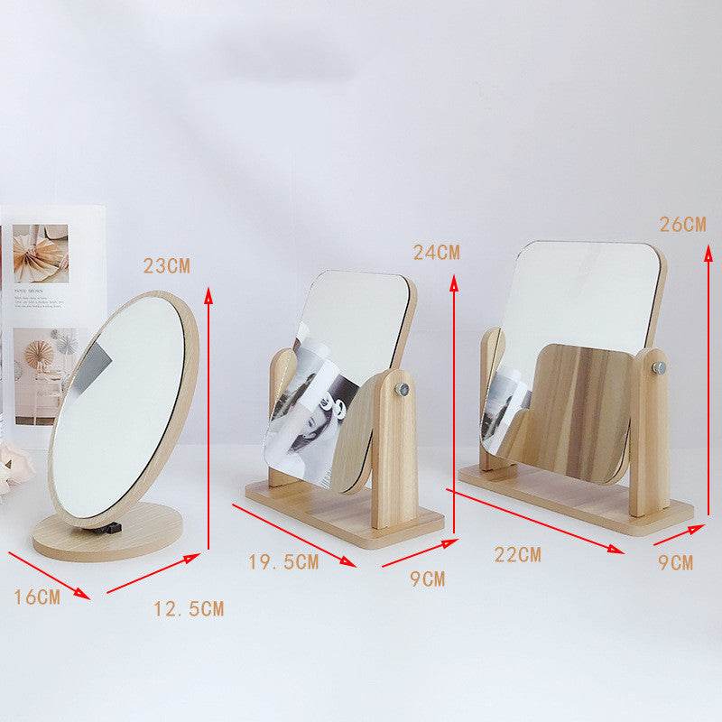Desktop vanity mirror rotating vanity mirror - Mubimart