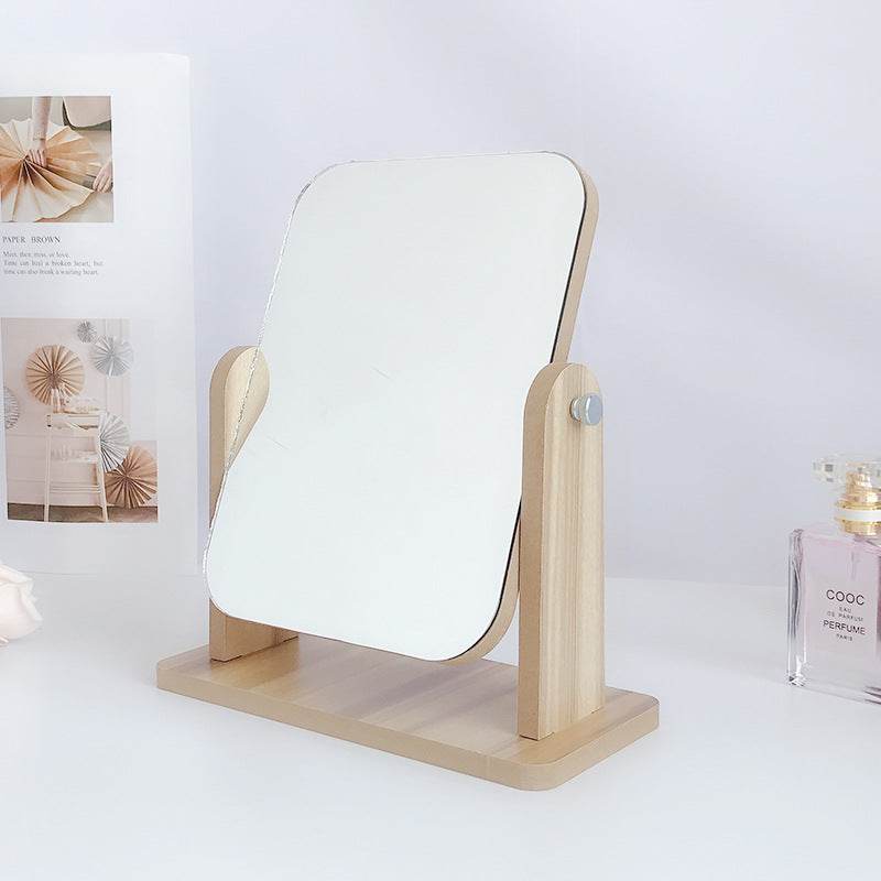 Desktop vanity mirror rotating vanity mirror - Mubimart