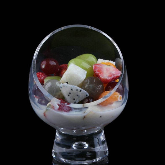 Diagonal Salad Cup Personalized Ice Cream Dessert Bowl - Mubimart
