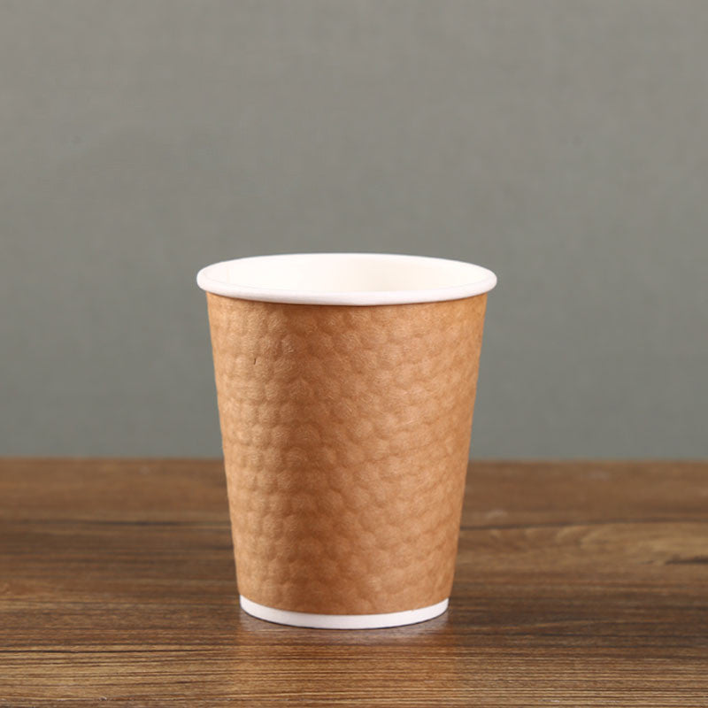 Diamond Paper Disposable With Lid Coffee Takeaway Packing Cup - Mubimart -  