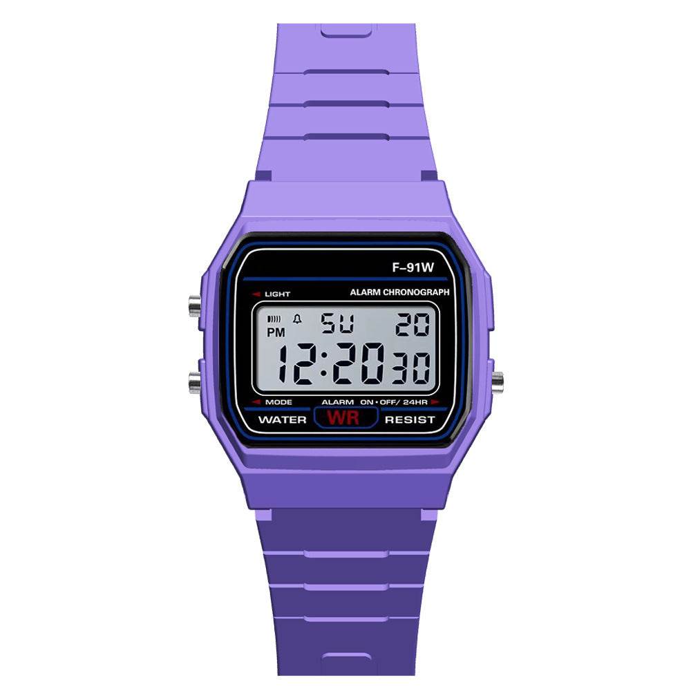Digital Display Waterproof Round Watch Children Electronic Watch - Mubimart
