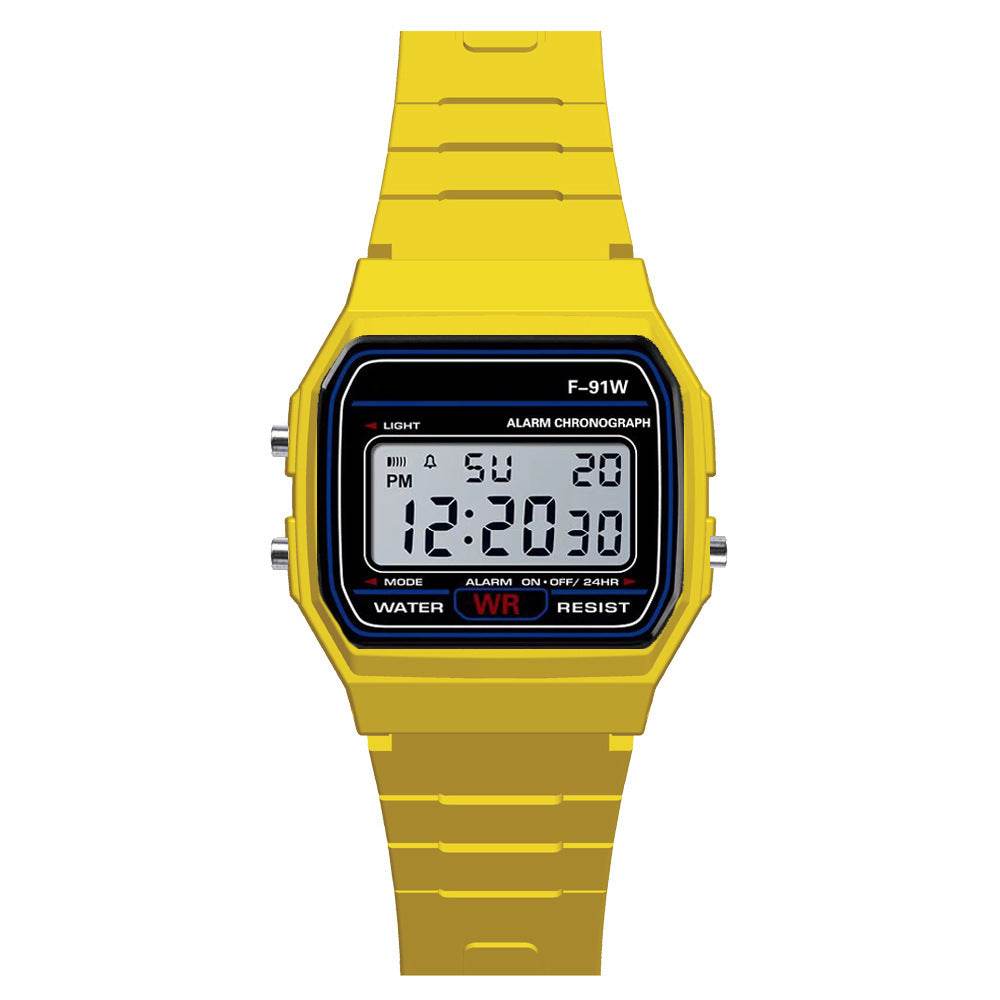 Digital Display Waterproof Round Watch Children Electronic Watch - Mubimart