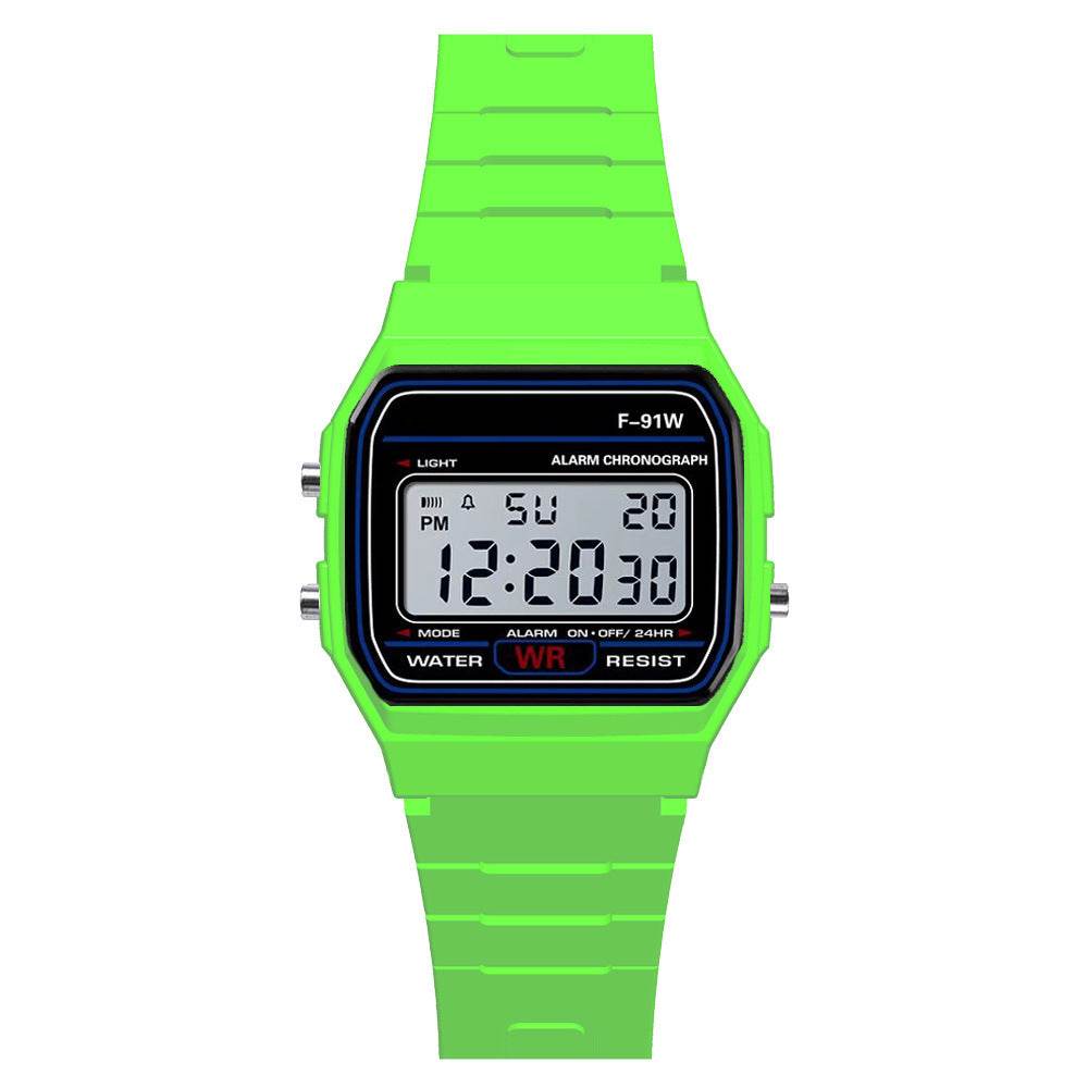 Digital Display Waterproof Round Watch Children Electronic Watch - Mubimart