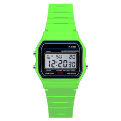 Digital Display Waterproof Round Watch  Children Electronic Watch - Mubimart -  