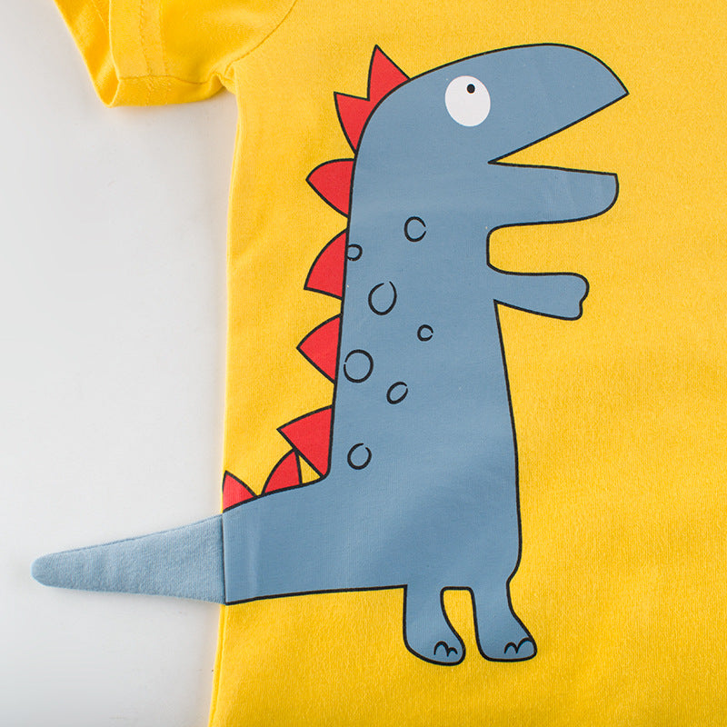 Dinosaur Kids T-shirt - Mubimart -  