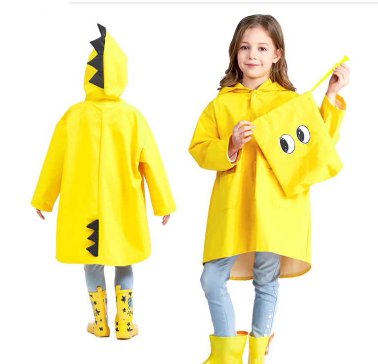 Dinosaur Raincoat for Kids - Mubimart -  