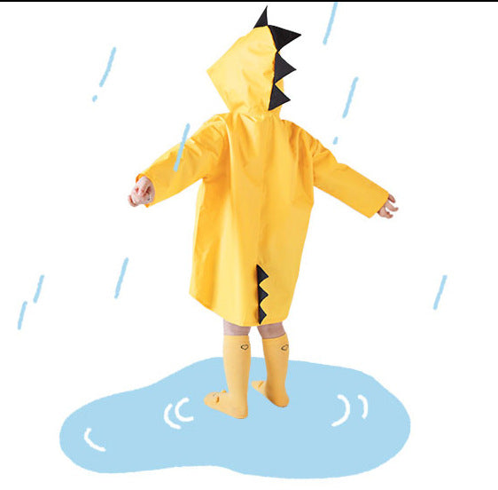 Dinosaur Raincoat for Kids - Mubimart -  