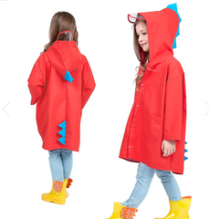 Dinosaur Raincoat for Kids - Mubimart -  