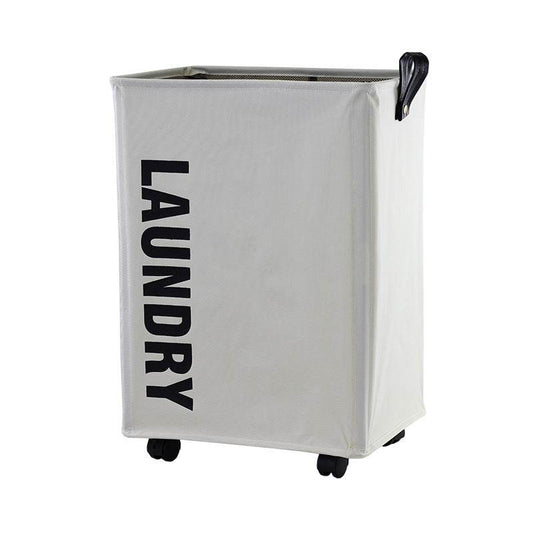Dirty Laundry Basket Foldable Oxford Cloth Fabric Pulley Laundry Basket - Mubimart