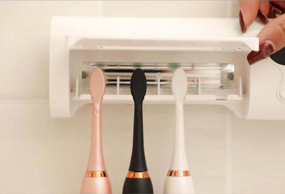Disinfection Smart UV Toothbrush Holder - Mubimart