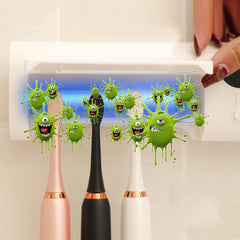 Disinfection Smart UV Toothbrush Holder - Mubimart -  