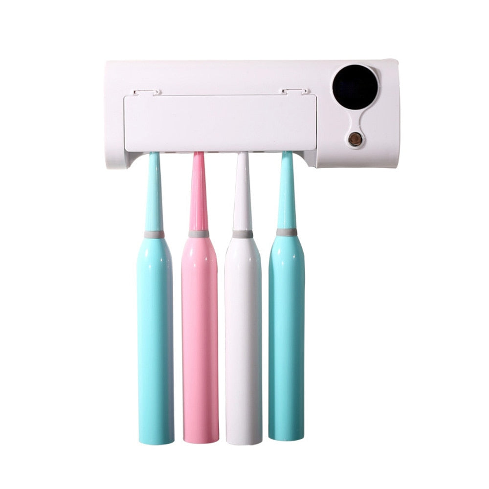 Disinfection Smart UV Toothbrush Holder - Mubimart - Toothbrush Holder 