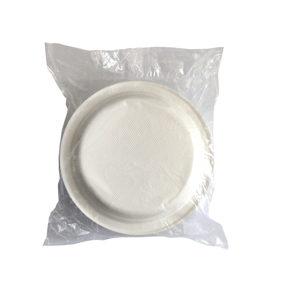 Disposable And Fully Degradable Sugar Cane Pulp Cup Lid - Mubimart -  