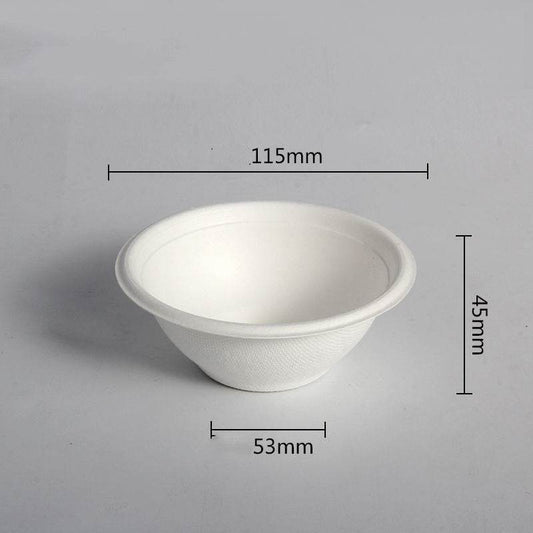 Disposable Bowl Paper Thickened And Environmentally Friendly - Mubimart