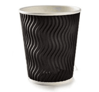 Disposable Coffee Paper Cup, Thickened Anti-Scalding Corrugated Paper Cup, Milk Tea Hot Drink Cup, Take-Away Cup - Mubimart