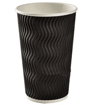 Disposable Coffee Paper Cup, Thickened Anti-Scalding Corrugated Paper Cup, Milk Tea Hot Drink Cup, Take-Away Cup - Mubimart