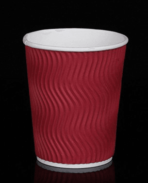 Disposable Coffee Paper Cup, Thickened Anti-Scalding Corrugated Paper Cup, Milk Tea Hot Drink Cup, Take-Away Cup - Mubimart